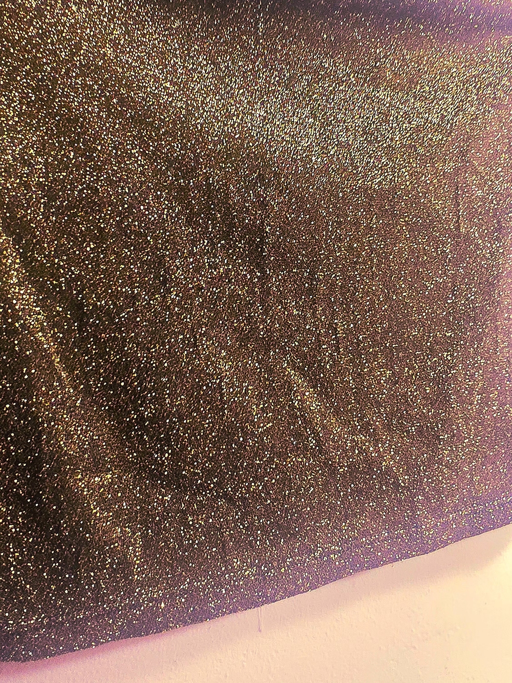 Free People Black Glitter Crop Top